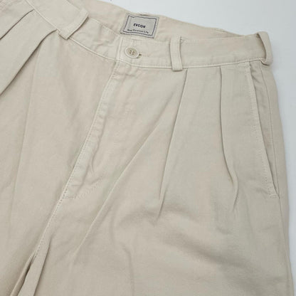 2TUCK DENIM TROUSER パンツ 221-91505 ホワイト サイズ：1【尾張小牧店】