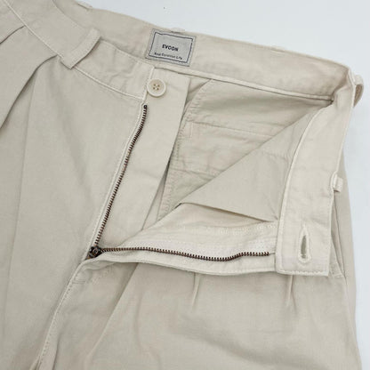 2TUCK DENIM TROUSER パンツ 221-91505 ホワイト サイズ：1【尾張小牧店】