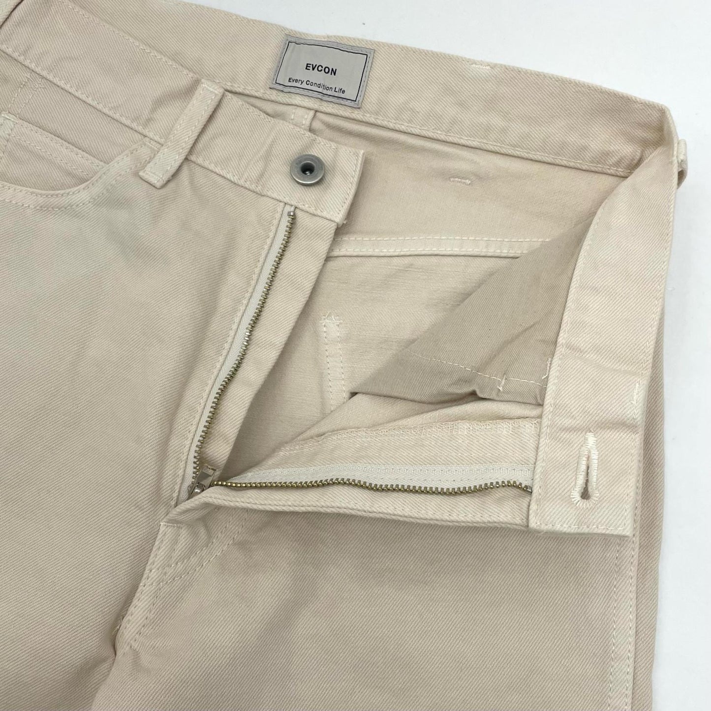 5POCKET WIDE DENIM PANTS パンツ 161-91501 ホワイト【尾張小牧店】