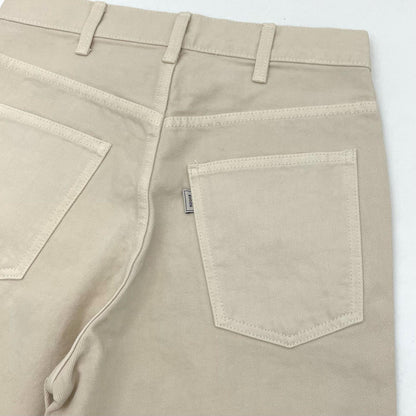 5POCKET WIDE DENIM PANTS パンツ 161-91501 ホワイト【尾張小牧店】