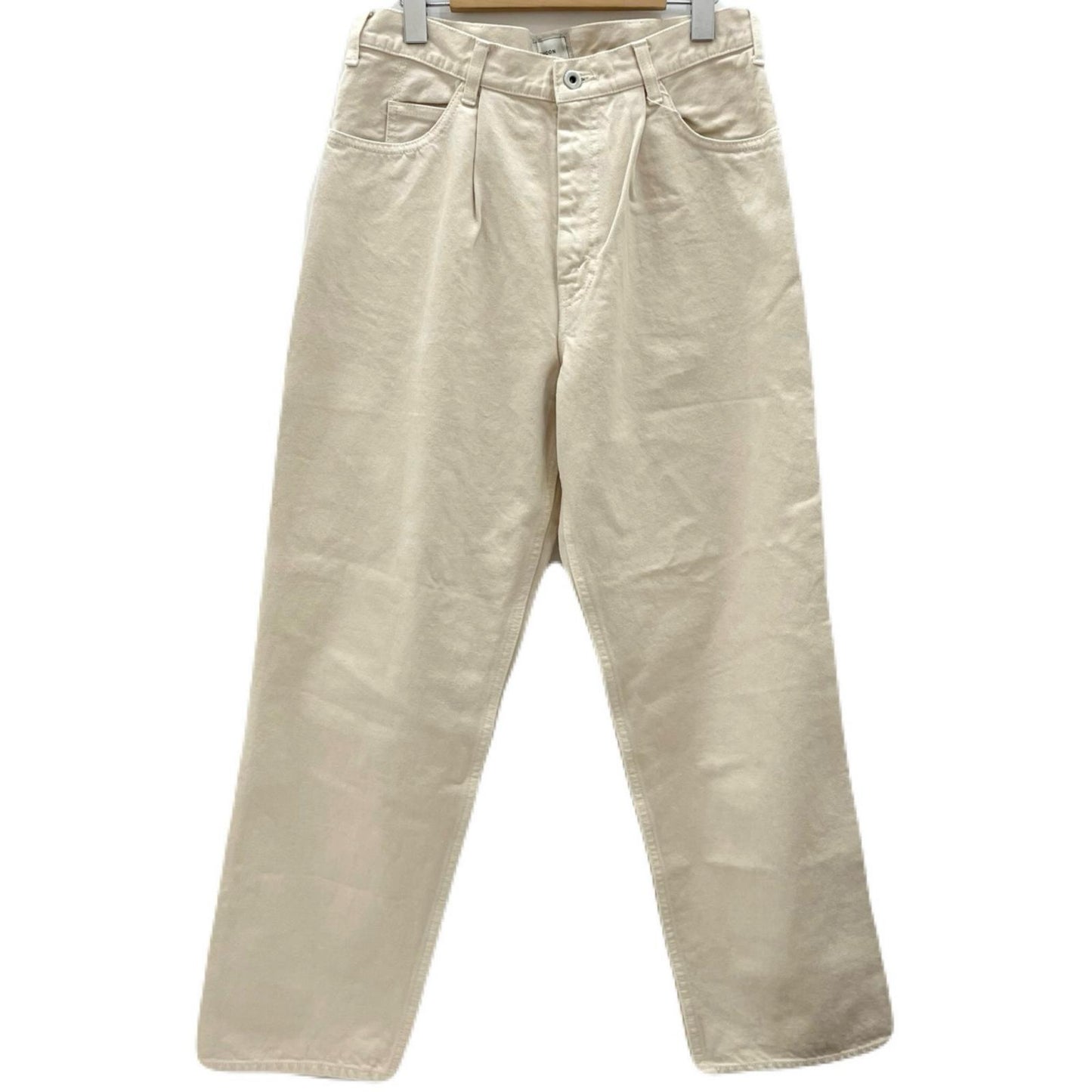 5POCKET TUCK WIDE DENIM パンツ 183-91506 ホワイト サイズ：3【尾張小牧店】