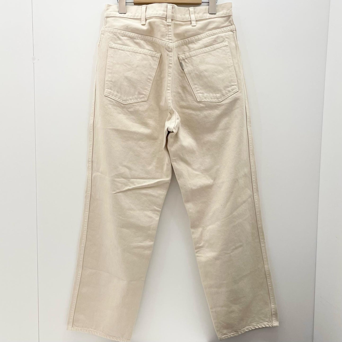 5POCKET TUCK WIDE DENIM パンツ 183-91506 ホワイト サイズ：3【尾張小牧店】