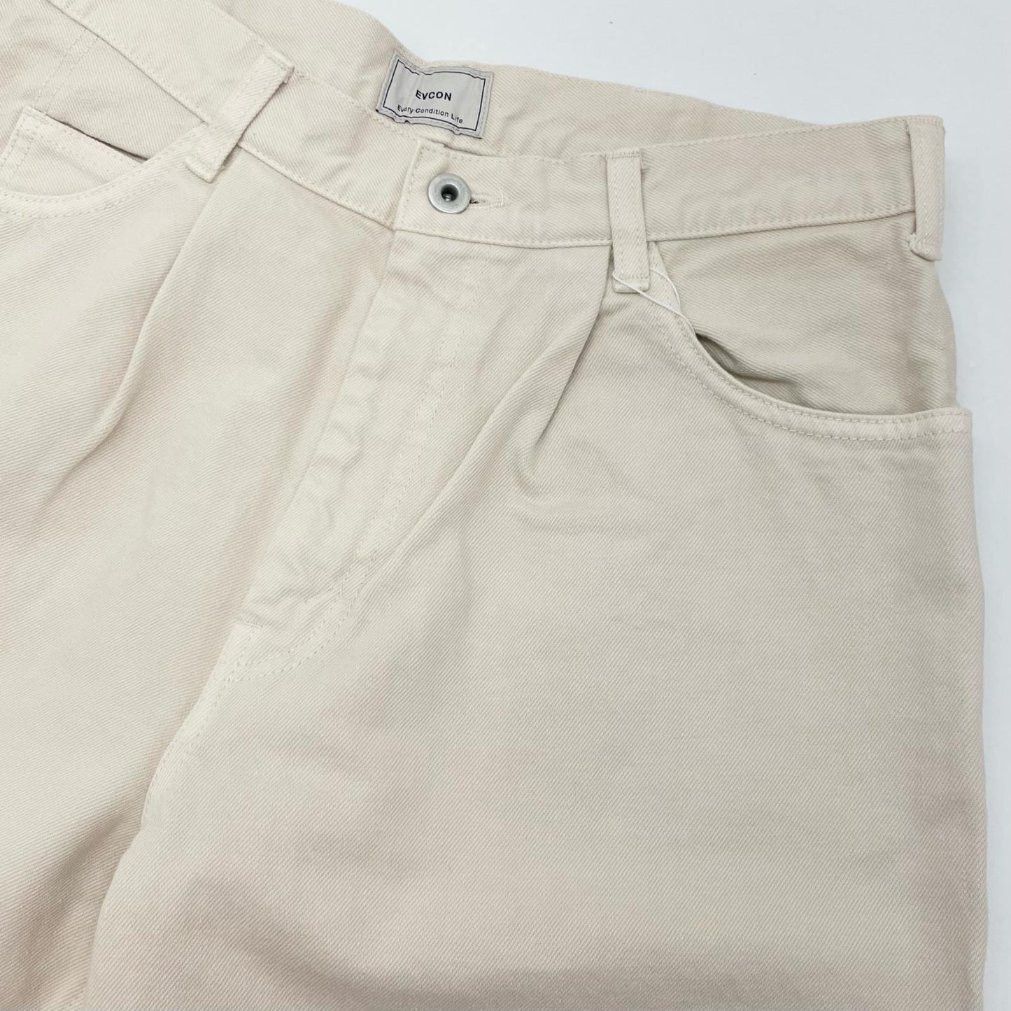 5POCKET TUCK WIDE DENIM パンツ 183-91506 ホワイト サイズ：3【尾張小牧店】