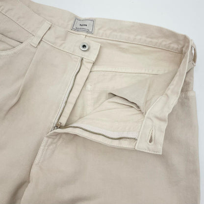 5POCKET TUCK WIDE DENIM パンツ 183-91506 ホワイト サイズ：3【尾張小牧店】