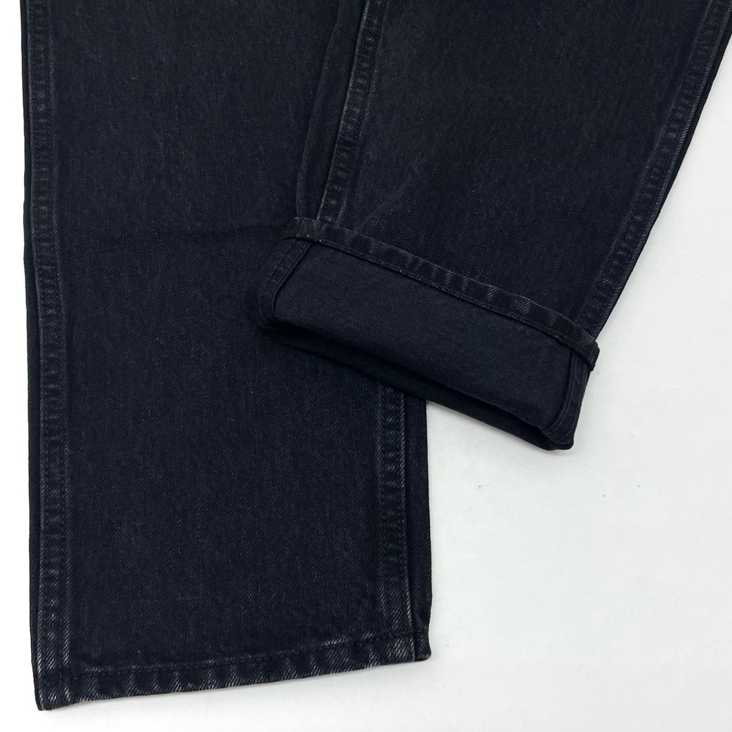 5POCKET WIDE DENIM PANTS パンツ 161-91507 ブラック【尾張小牧店】
