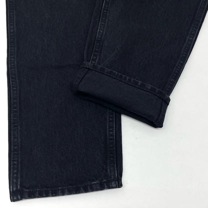 5POCKET WIDE DENIM PANTS パンツ 161-91507 ブラック【尾張小牧店】