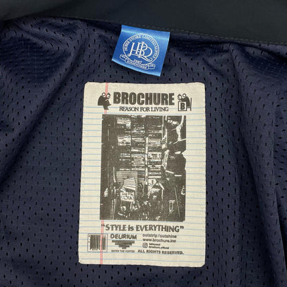 【中古】BROCHURE | ブローシュア Detachable Blouson 3WAY レイヤードジャケット 242-01 ネイビー サイズ：M【尾張小牧店】