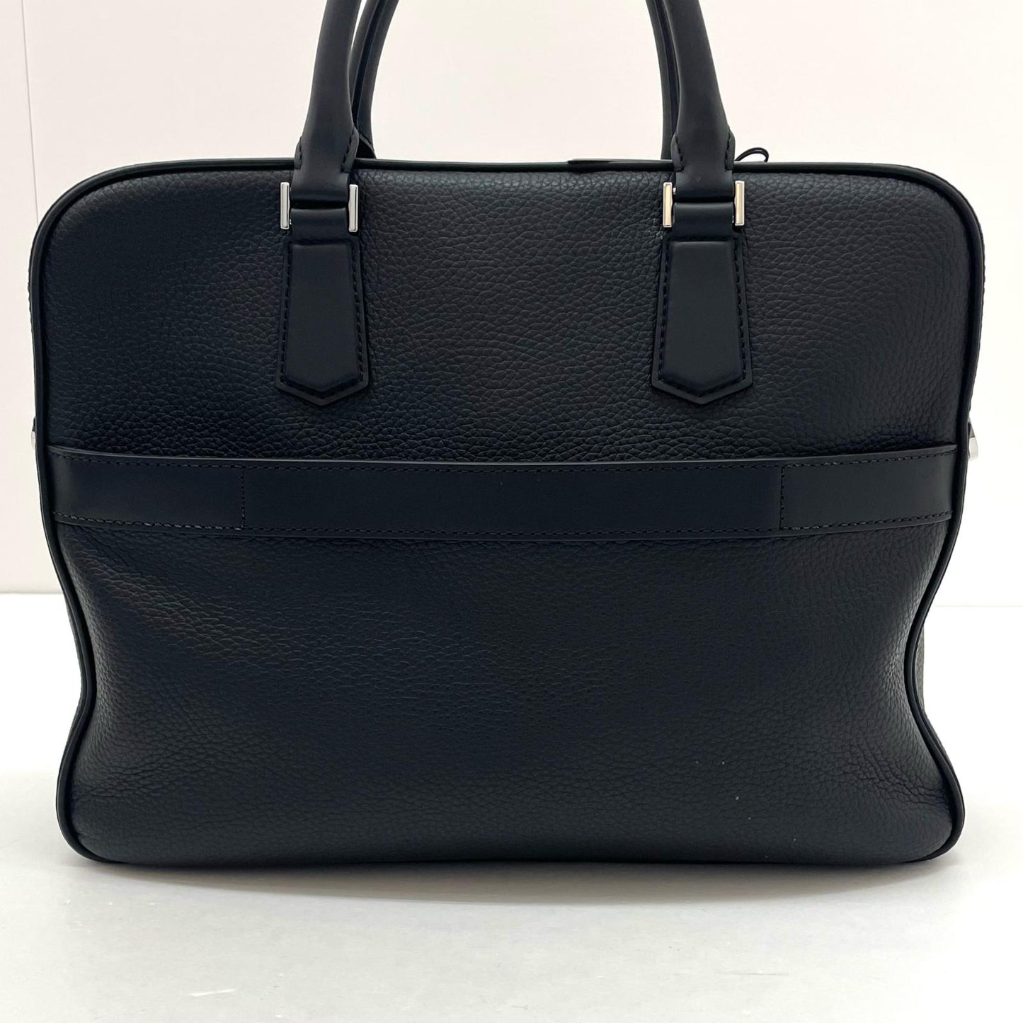 HUGO BOSS | ヒューゴボス Grain Leather Document Case ビジネスバッグ 50529293 ブラック【尾張小牧店】
