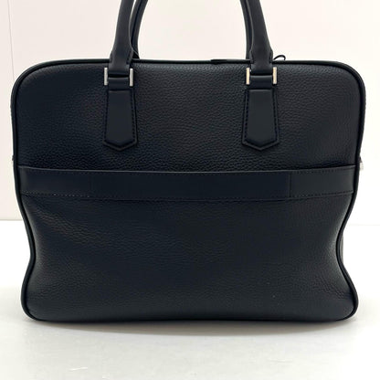 HUGO BOSS | ヒューゴボス Grain Leather Document Case ビジネスバッグ 50529293 ブラック【尾張小牧店】