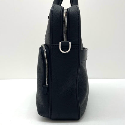 HUGO BOSS | ヒューゴボス Grain Leather Document Case ビジネスバッグ 50529293 ブラック【尾張小牧店】