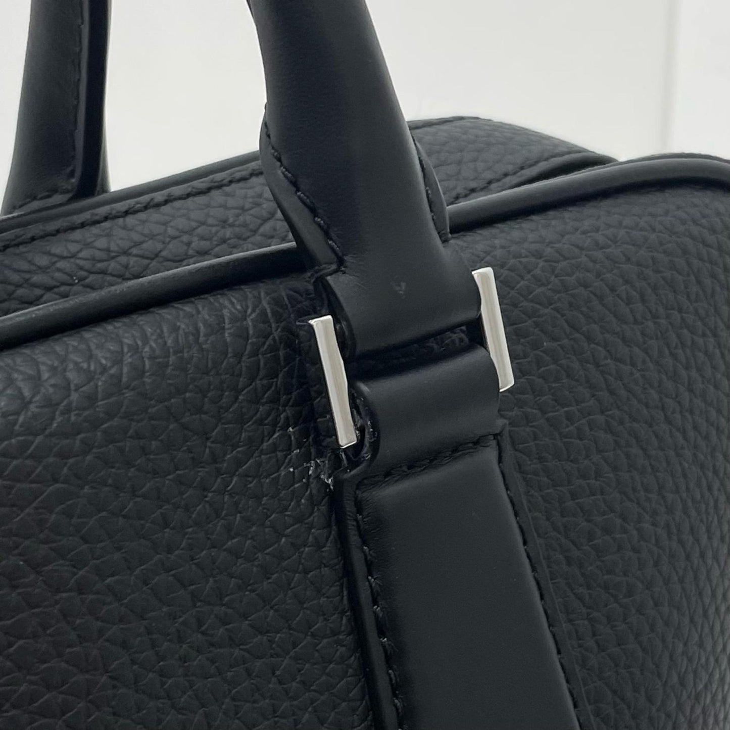 HUGO BOSS | ヒューゴボス Grain Leather Document Case ビジネスバッグ 50529293 ブラック【尾張小牧店】