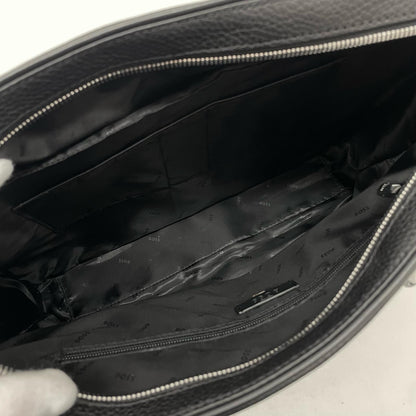 HUGO BOSS | ヒューゴボス Grain Leather Document Case ビジネスバッグ 50529293 ブラック【尾張小牧店】