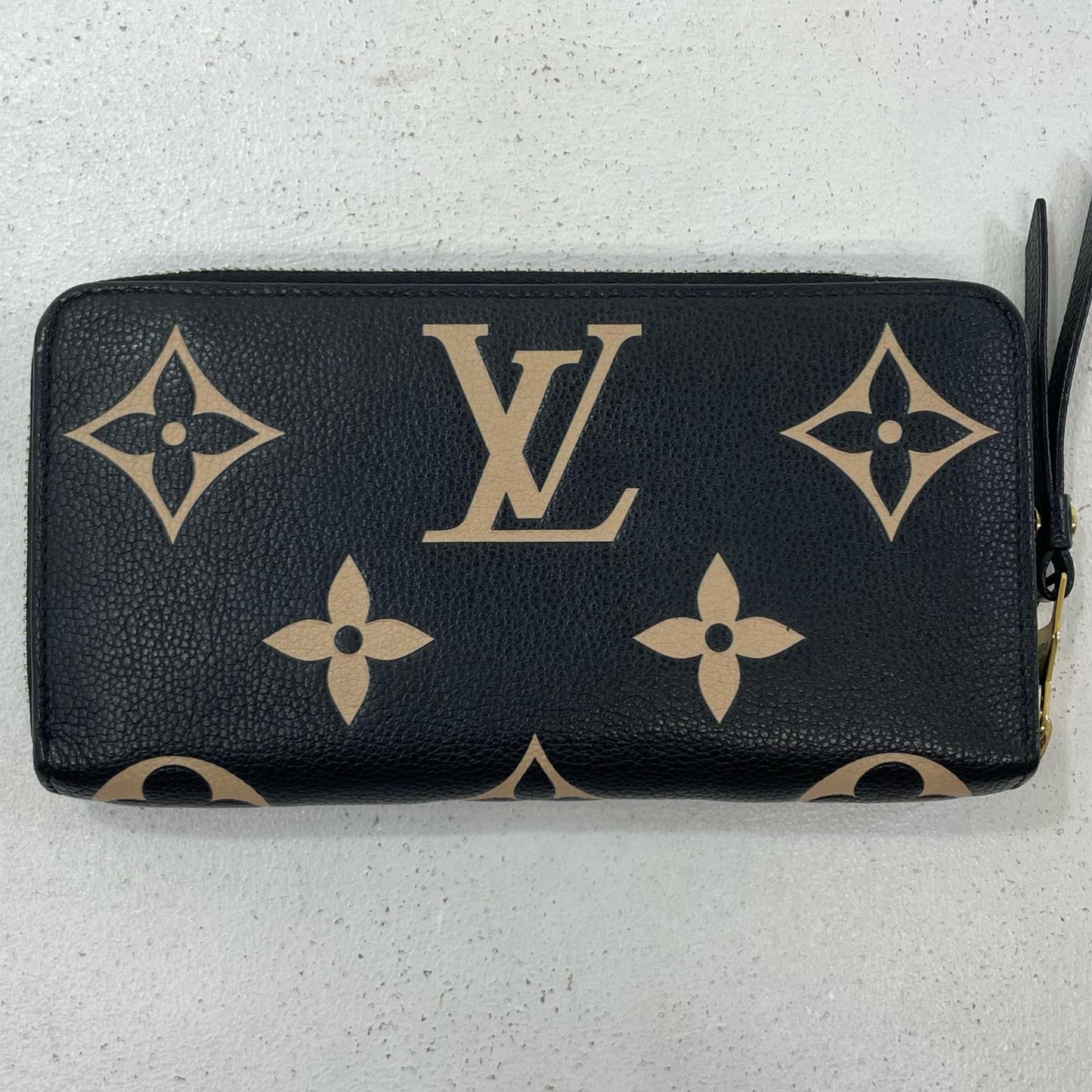 LOUIS VUITTON | ルイ・ヴィトン 長財布 ブラック×ベージュ【尾張小牧店】