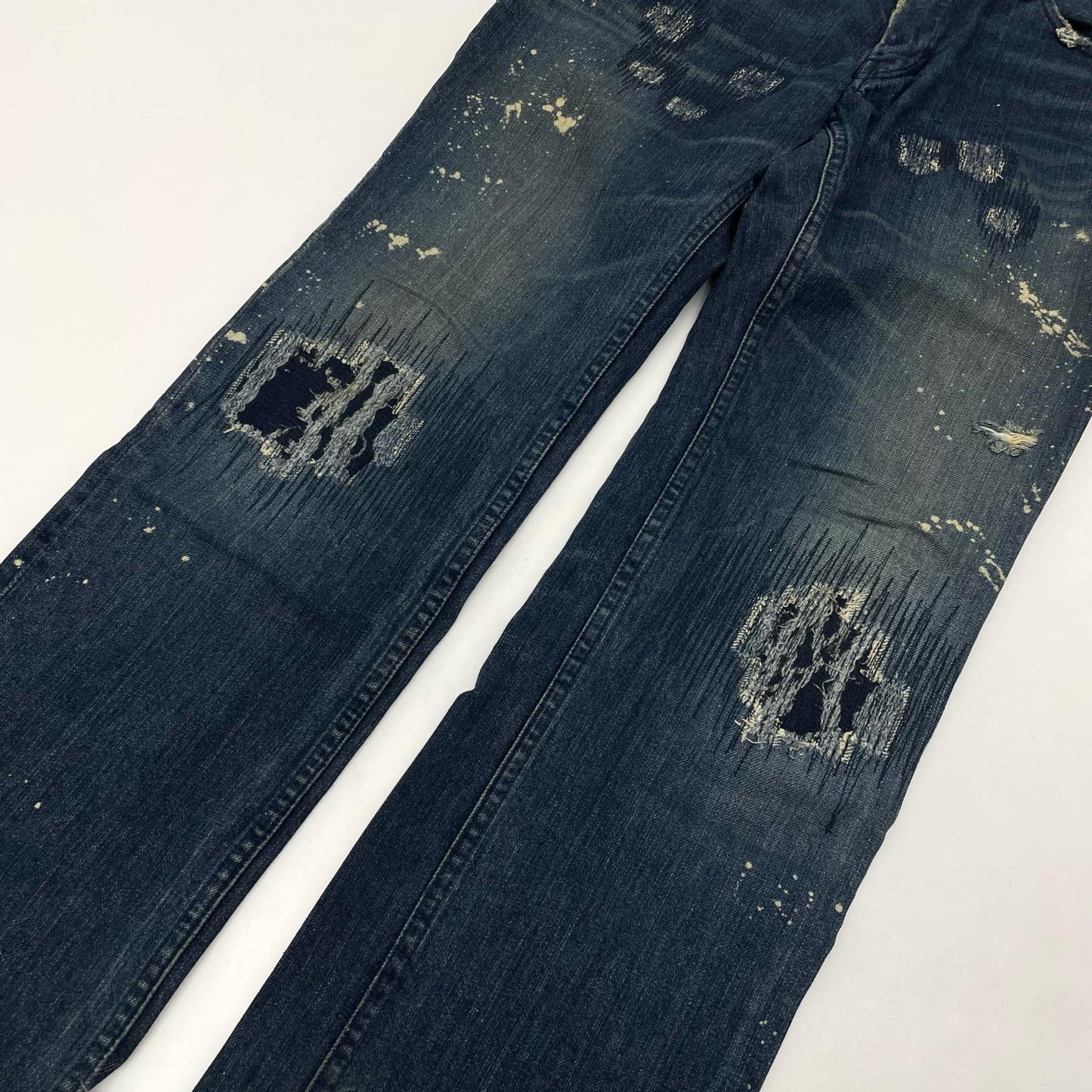 【中古】NUMBER(N)INE | ナンバーナイン グランジデニム デニムパンツ ブルー サイズ：1【尾張小牧店】