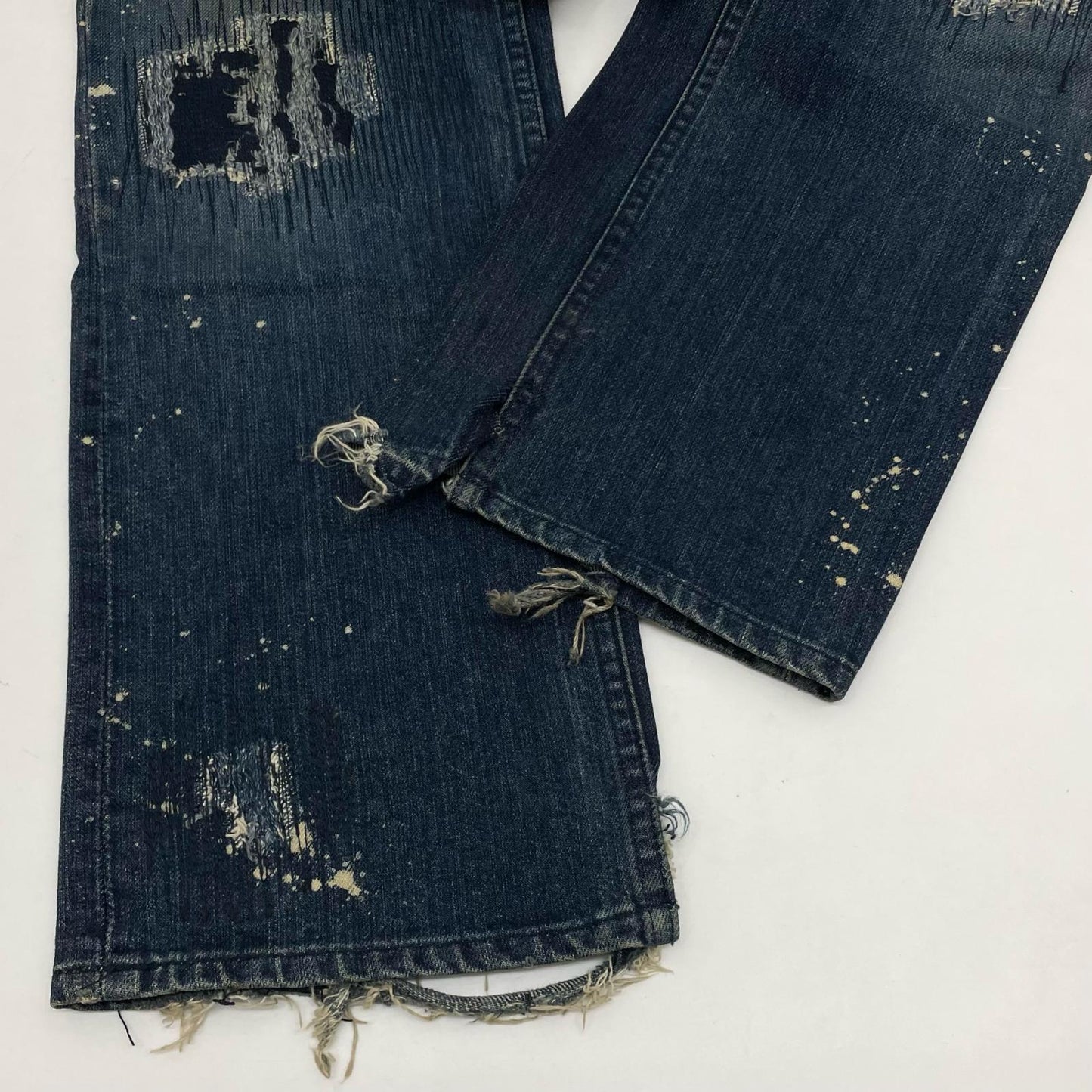 【中古】NUMBER(N)INE | ナンバーナイン グランジデニム デニムパンツ ブルー サイズ：1【尾張小牧店】