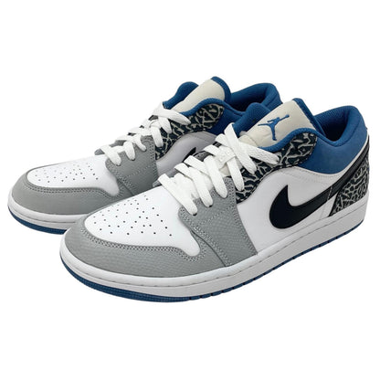 【中古】NIKE | ナイキ Air Jordan 1 Low "True Blue"/エアジョーダン1 ロー "トゥルーブルー"　スニーカー 靴　DM1199-140 グレー×ホワイト×ブルー 27cm【尾張小牧店】