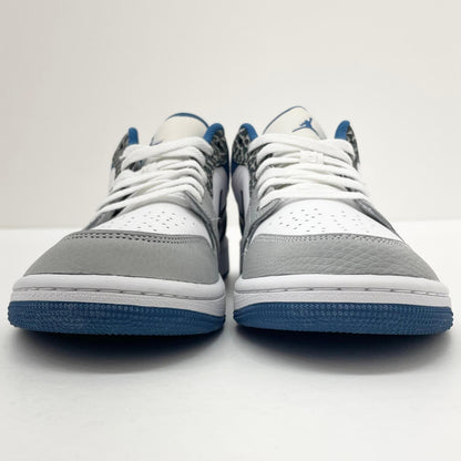 【中古】NIKE | ナイキ Air Jordan 1 Low "True Blue"/エアジョーダン1 ロー "トゥルーブルー"　スニーカー 靴　DM1199-140 グレー×ホワイト×ブルー 27cm【尾張小牧店】