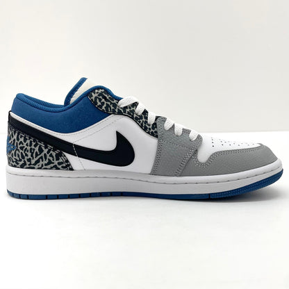【中古】NIKE | ナイキ Air Jordan 1 Low "True Blue"/エアジョーダン1 ロー "トゥルーブルー"　スニーカー 靴　DM1199-140 グレー×ホワイト×ブルー 27cm【尾張小牧店】