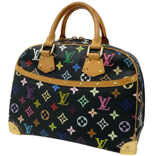 【中古】LOUIS VUITTON | ルイ・ヴィトン トゥルーヴィル モノグラム マルチカラー ハンドバッグ M92662 ブラック【尾張小牧店】
