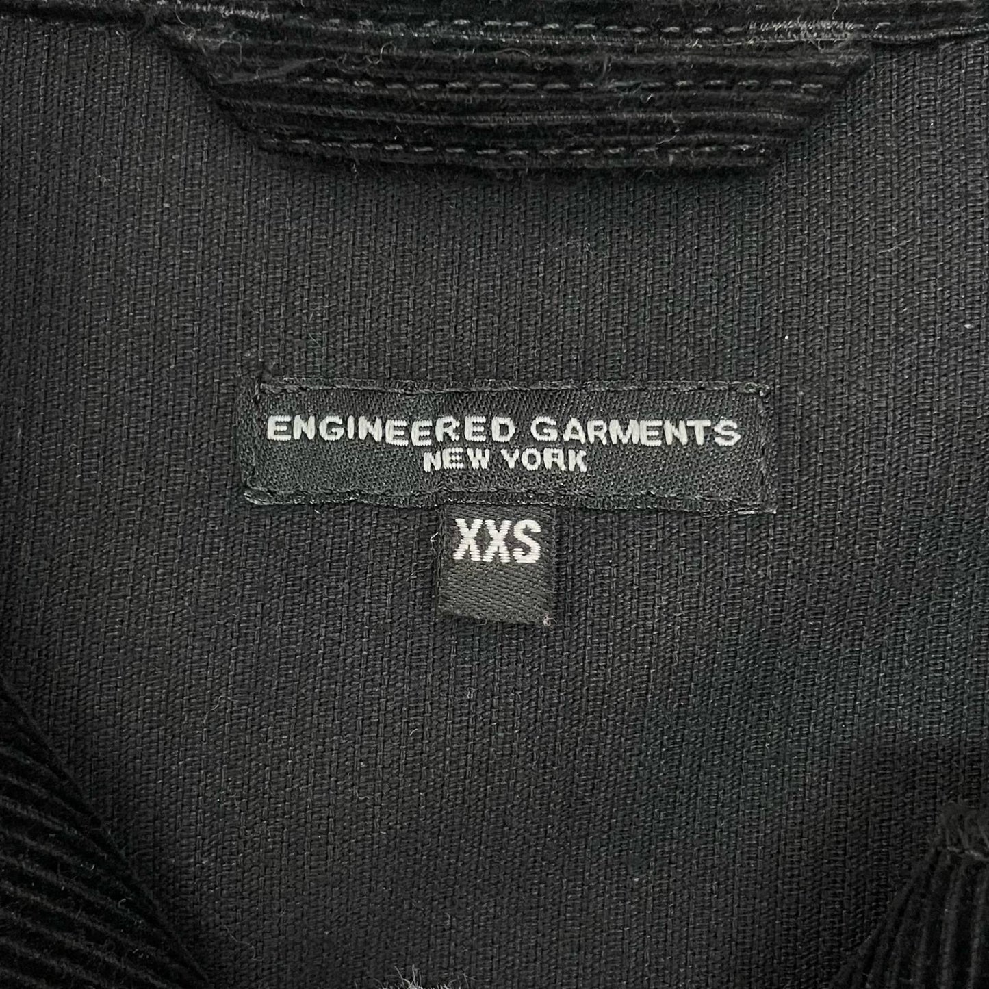 Engineered Garments | エンジニアードガーメンツ M43/2 SHIRT JACKET - COTTON RIPSTOP その他アウター ブラック サイズ：XXS【尾張小牧店】