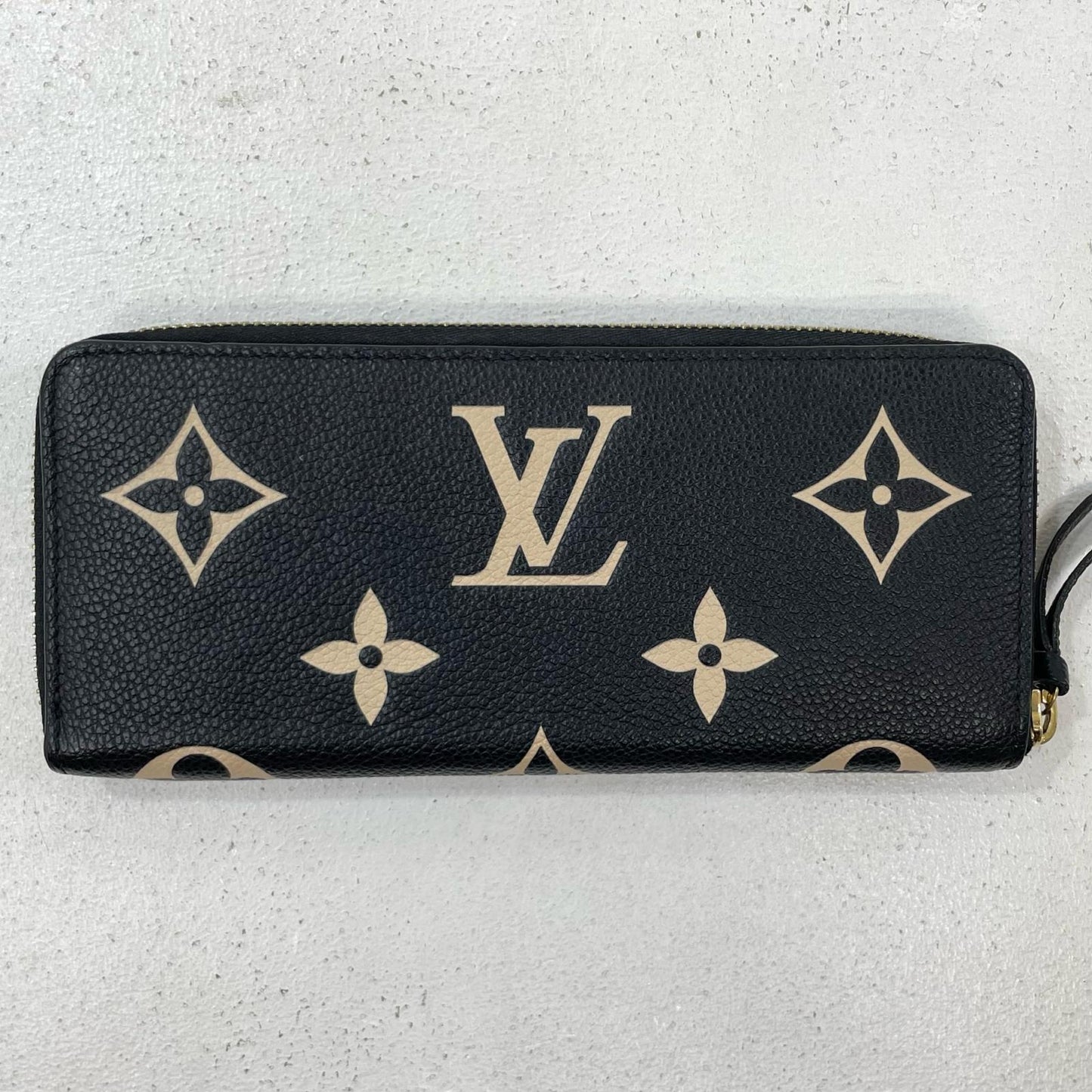 LOUIS VUITTON | ルイ・ヴィトン 長財布 ブラック×ベージュ【尾張小牧店】