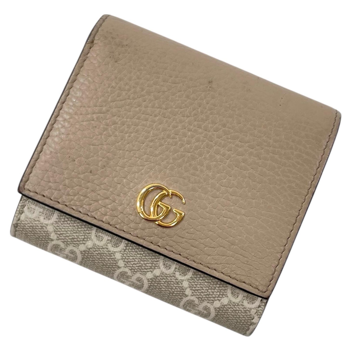 GUCCI | グッチ 二つ折り財布 ベージュ【尾張小牧店】