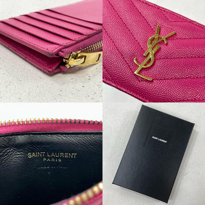 SAINT LAURENT | サンローラン カードケース ピンク【尾張小牧店】