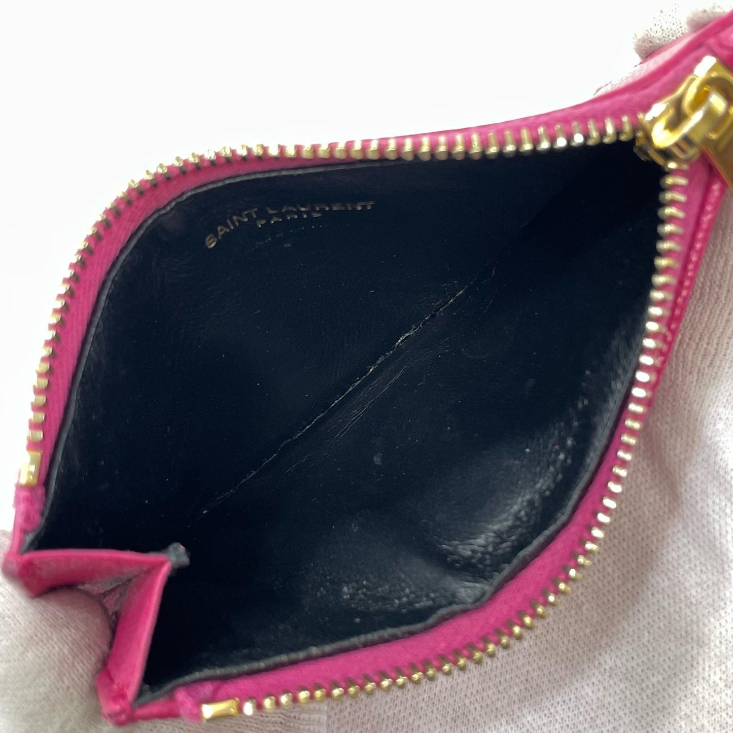 SAINT LAURENT | サンローラン カードケース ピンク【尾張小牧店】