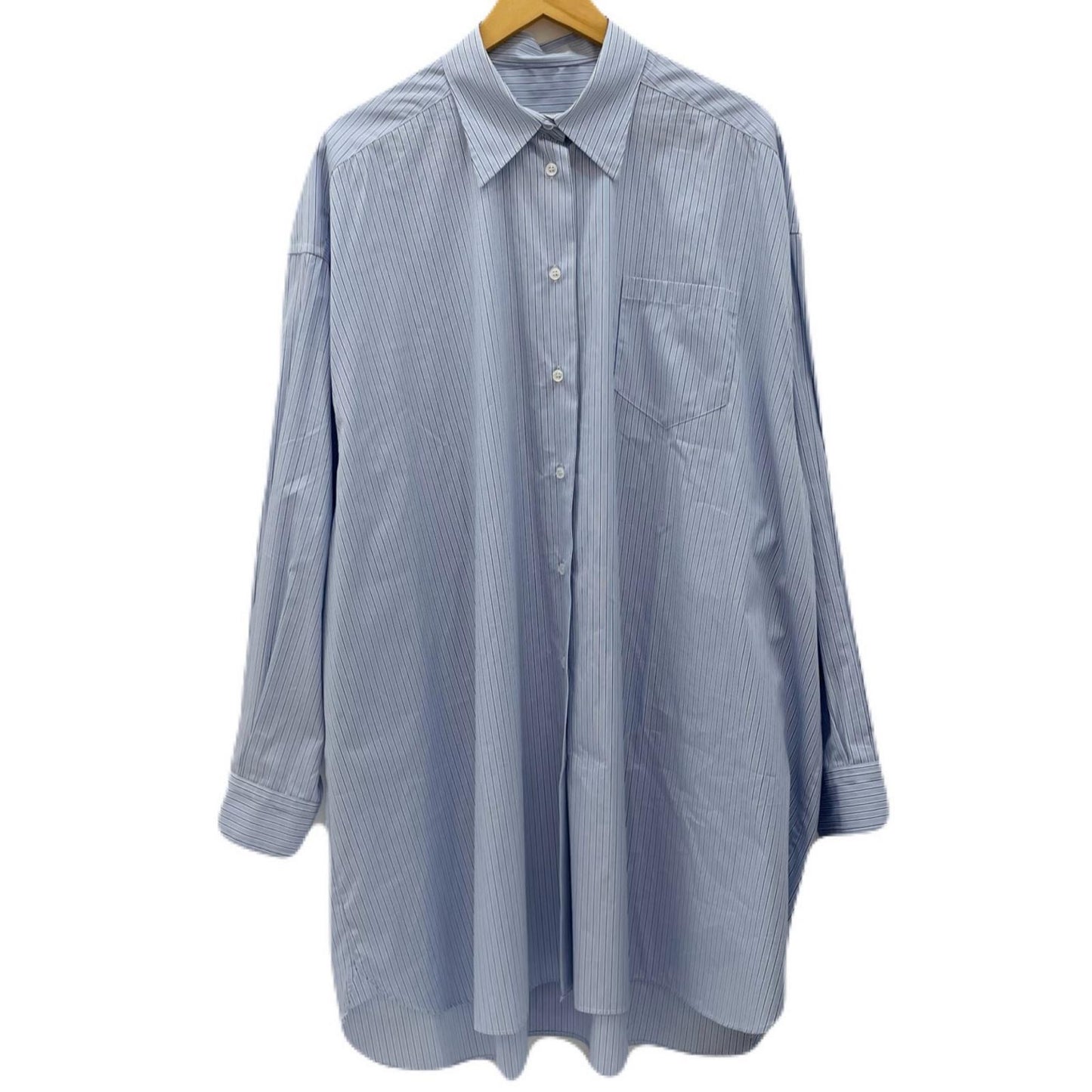 Maison Margiela | メゾンマルジェラ 長袖シャツ SI0DL0002 ブルー×ホワイト サイズ：XS【尾張小牧店】