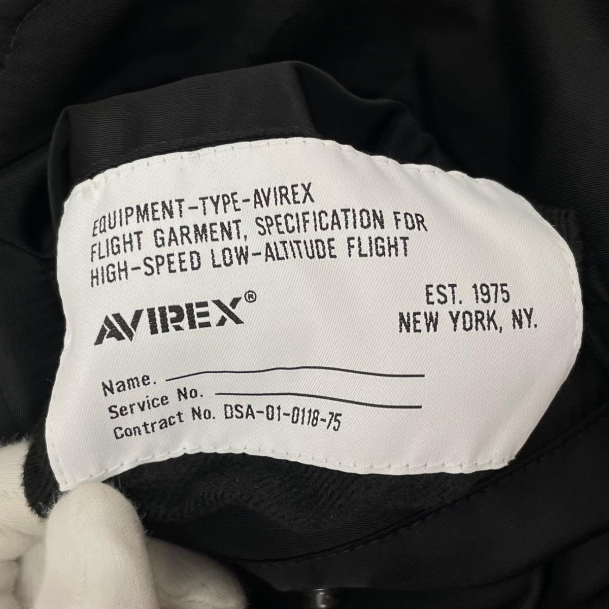 【中古】AVIREX | アヴィレックス MA-1 WEB&DEPOT限定　フライトジャケット 783-425040 ブラック サイズ：L【尾張小牧店】