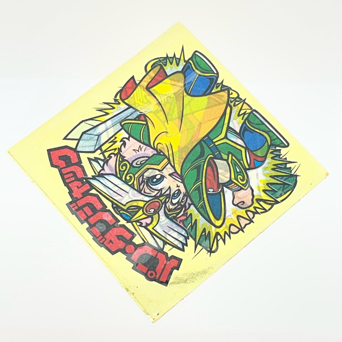 【尾張小牧店】旧29弾　パン・ダンジャック（チョコ版/裏黄色）空気シワあり ビックリマン【レトロ】【中古】