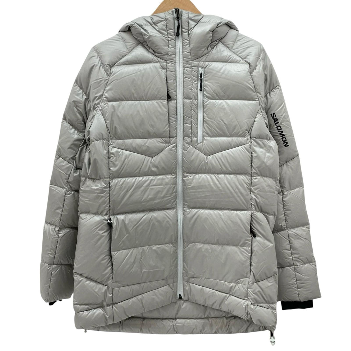 【中古】SALOMON | サロモン ELIXIR ULTRA DOWN ダウンジャケット SAFW2310087 シルバー サイズ：XS【尾張小牧店】