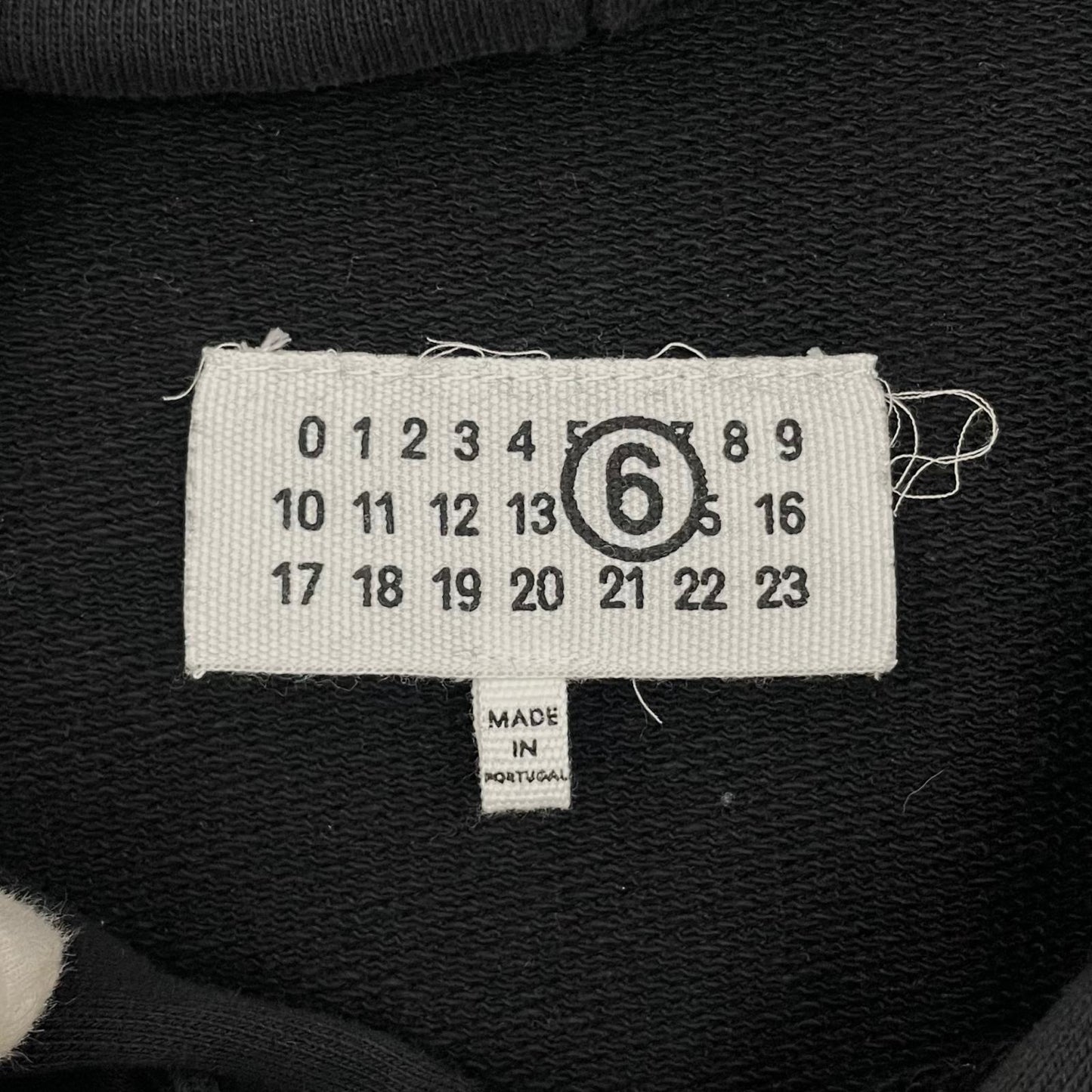 【中古】Maison Margiela | メゾンマルジェラ　25AW 長袖パーカー ブラック サイズ：L【尾張小牧店】