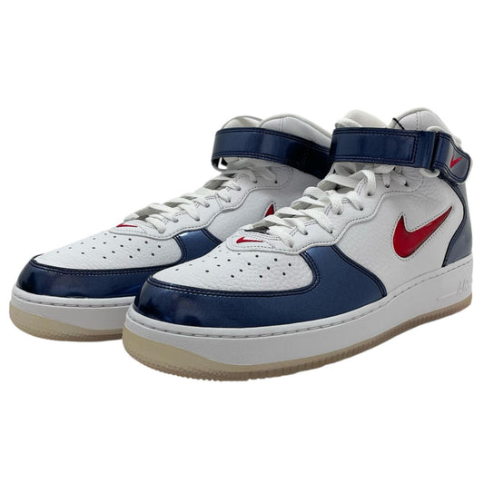 NIKE | ナイキ Air Force 1 Mid QS スニーカー DH5623-101 ホワイト×ブルー 30cm