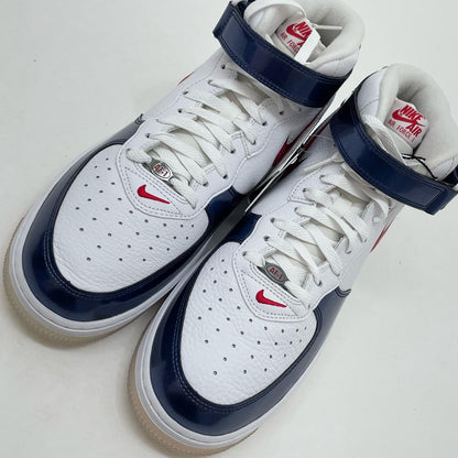 NIKE | ナイキ Air Force 1 Mid QS スニーカー DH5623-101 ホワイト×ブルー 30cm