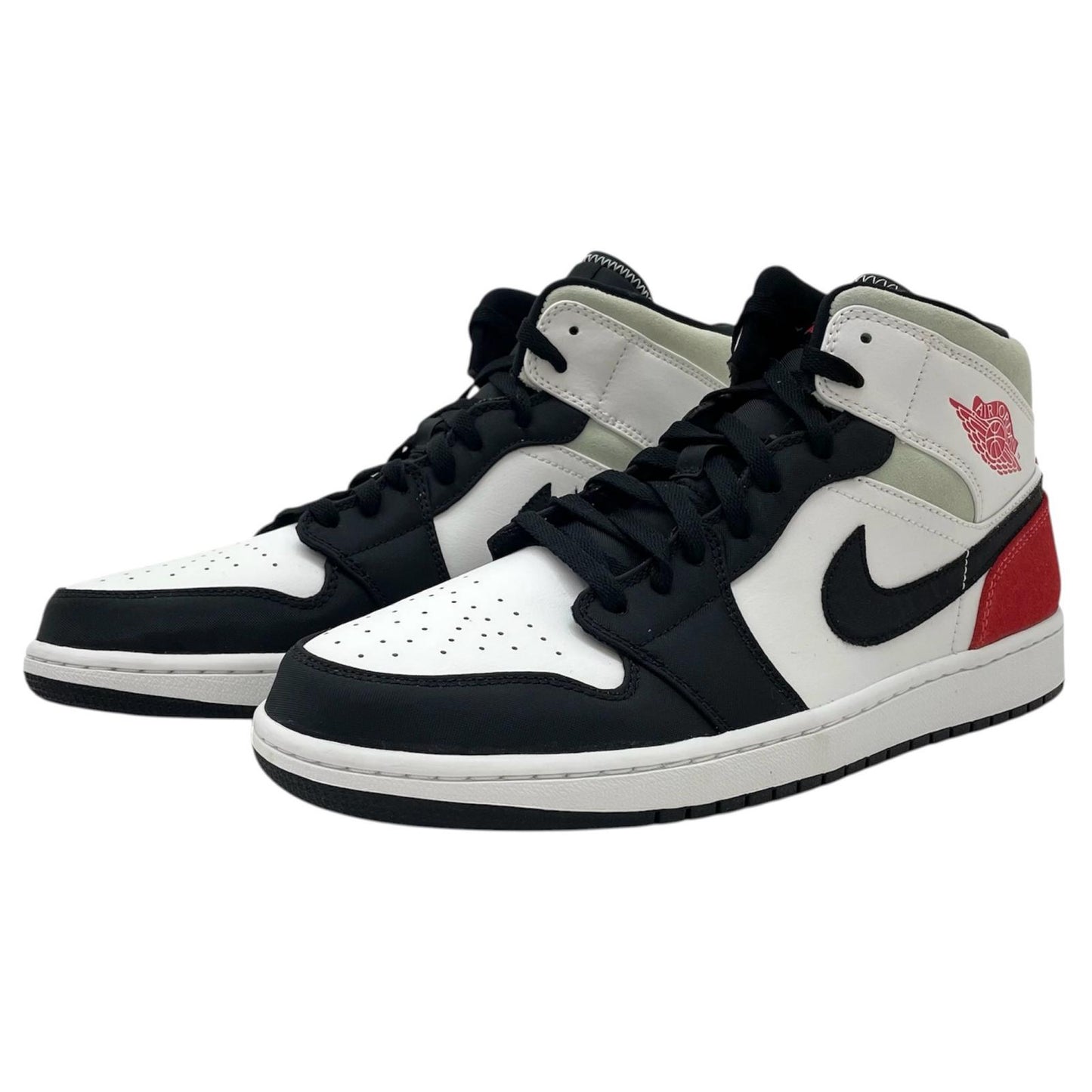 NIKE | ナイキ Air Jordan 1 Mid SE スニーカー 852542-100 ブラック×ホワイト 30cm