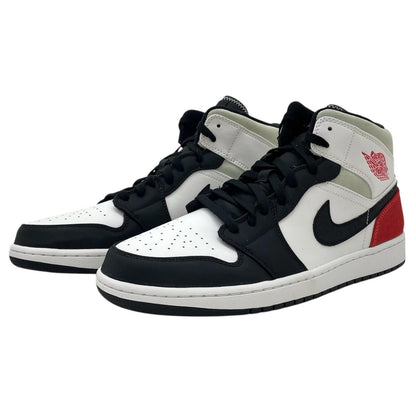 NIKE | ナイキ Air Jordan 1 Mid SE スニーカー 852542-100 ブラック×ホワイト 30cm