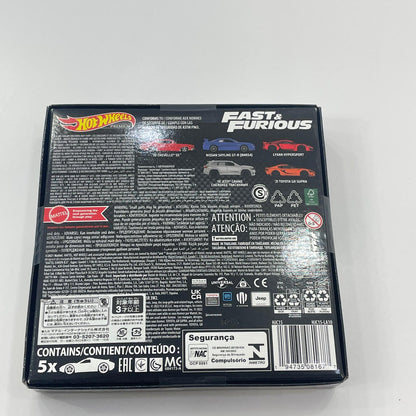 1/64 FAST&FURIOUS 5台セット 「Hot Wheels PREMIUM/ワイルド・スピード」【尾張小牧店】