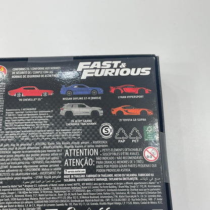 1/64 FAST&FURIOUS 5台セット 「Hot Wheels PREMIUM/ワイルド・スピード」【尾張小牧店】