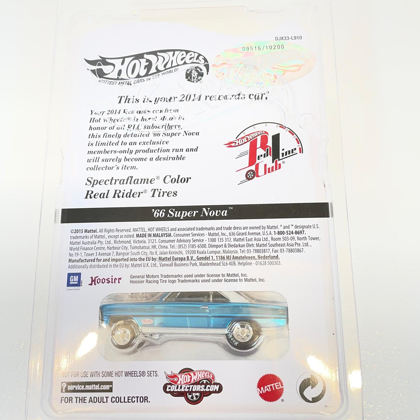 おHot Wheels 2014 RLC Rewards Car 66 Super Nova New In Blister Pack【尾張小牧店】