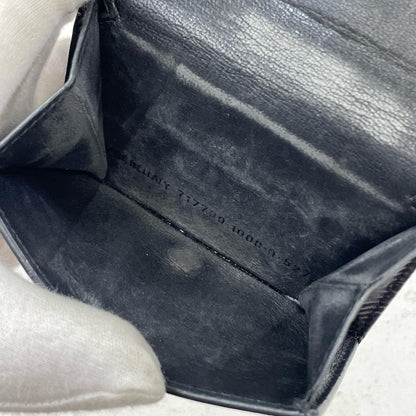 BALENCIAGA | バレンシアガ 三つ折り財布 ブラック【尾張小牧店】