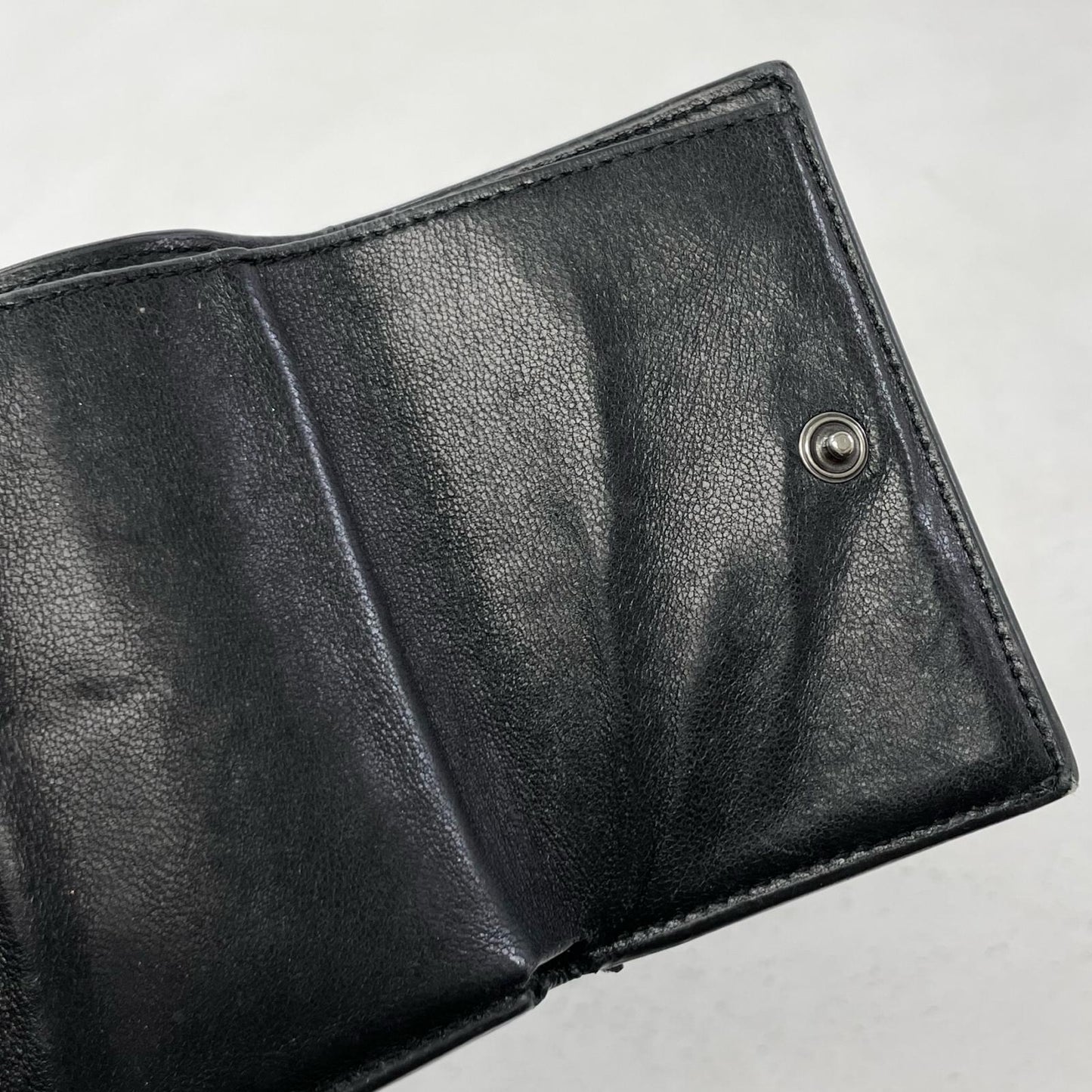 BALENCIAGA | バレンシアガ 三つ折り財布 ブラック【尾張小牧店】