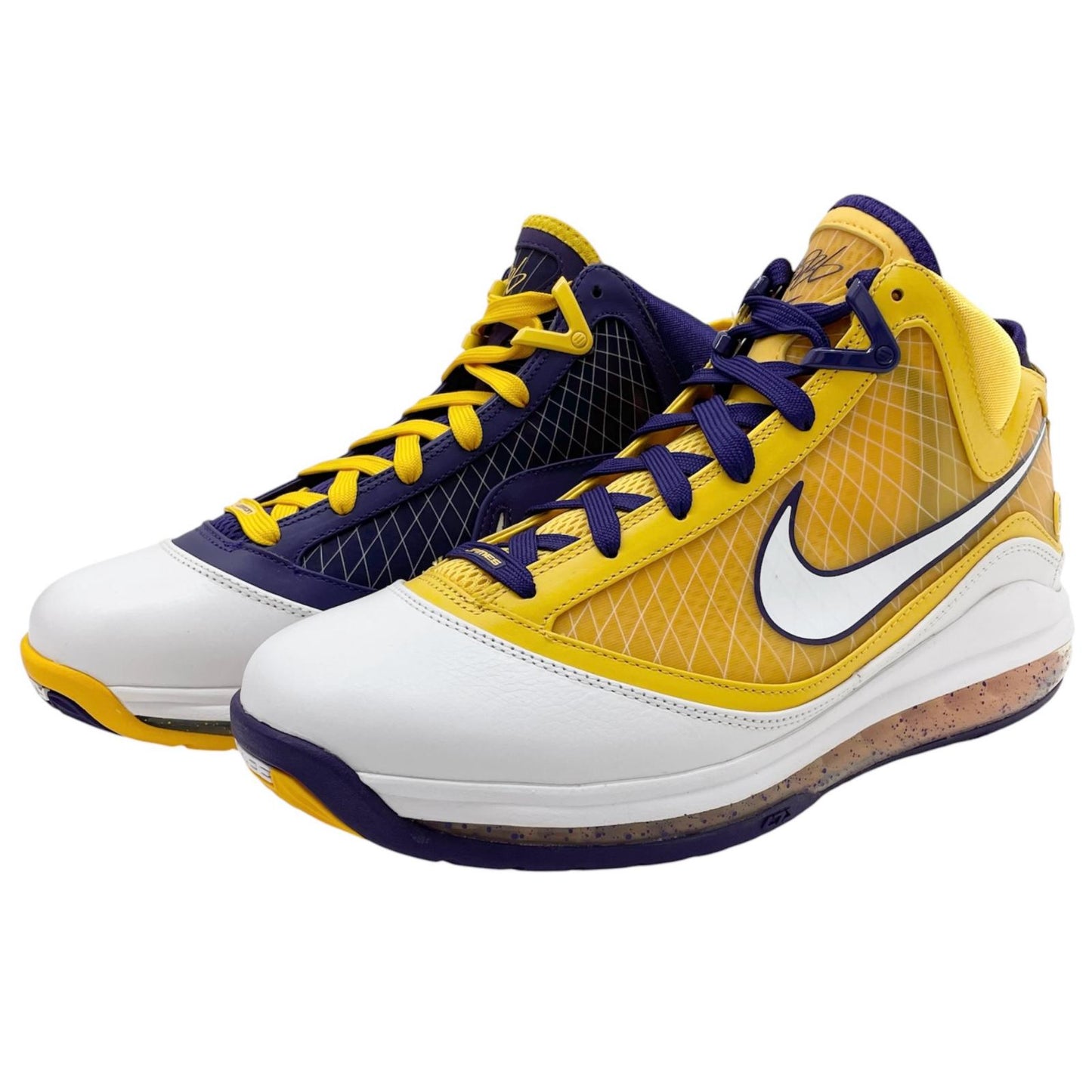 NIKE | ナイキ LEBRON 7 QS スニーカー CW2300-500 イエロー×パープル 27.5cm【尾張小牧店】
