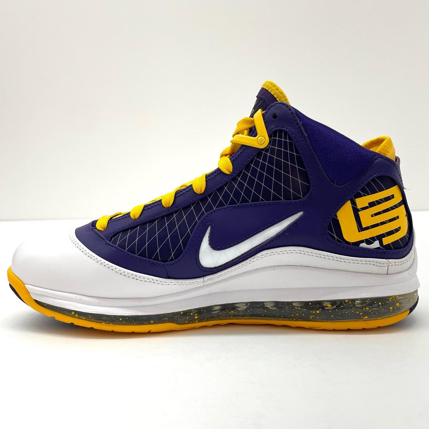 NIKE | ナイキ LEBRON 7 QS スニーカー CW2300-500 イエロー×パープル 27.5cm【尾張小牧店】