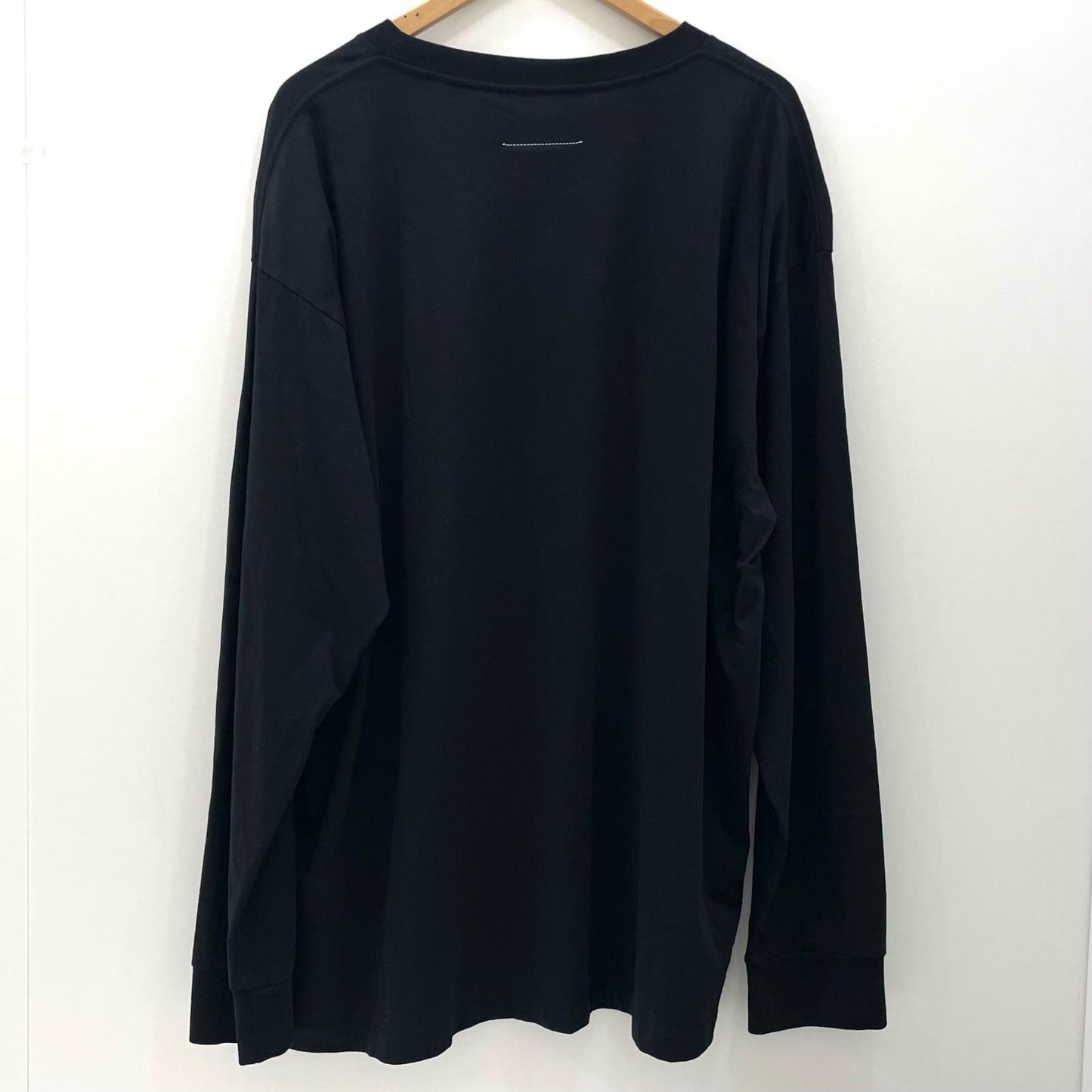 Maison Margiela | メゾンマルジェラ TOP A MANICHE LUNGHE 長袖Ｔシャツ SH0NH0023 ブラック サイズ：XL【尾張小牧店】