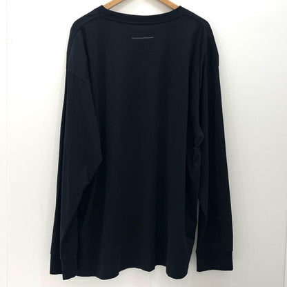 Maison Margiela | メゾンマルジェラ TOP A MANICHE LUNGHE 長袖Ｔシャツ SH0NH0023 ブラック サイズ：XL【尾張小牧店】
