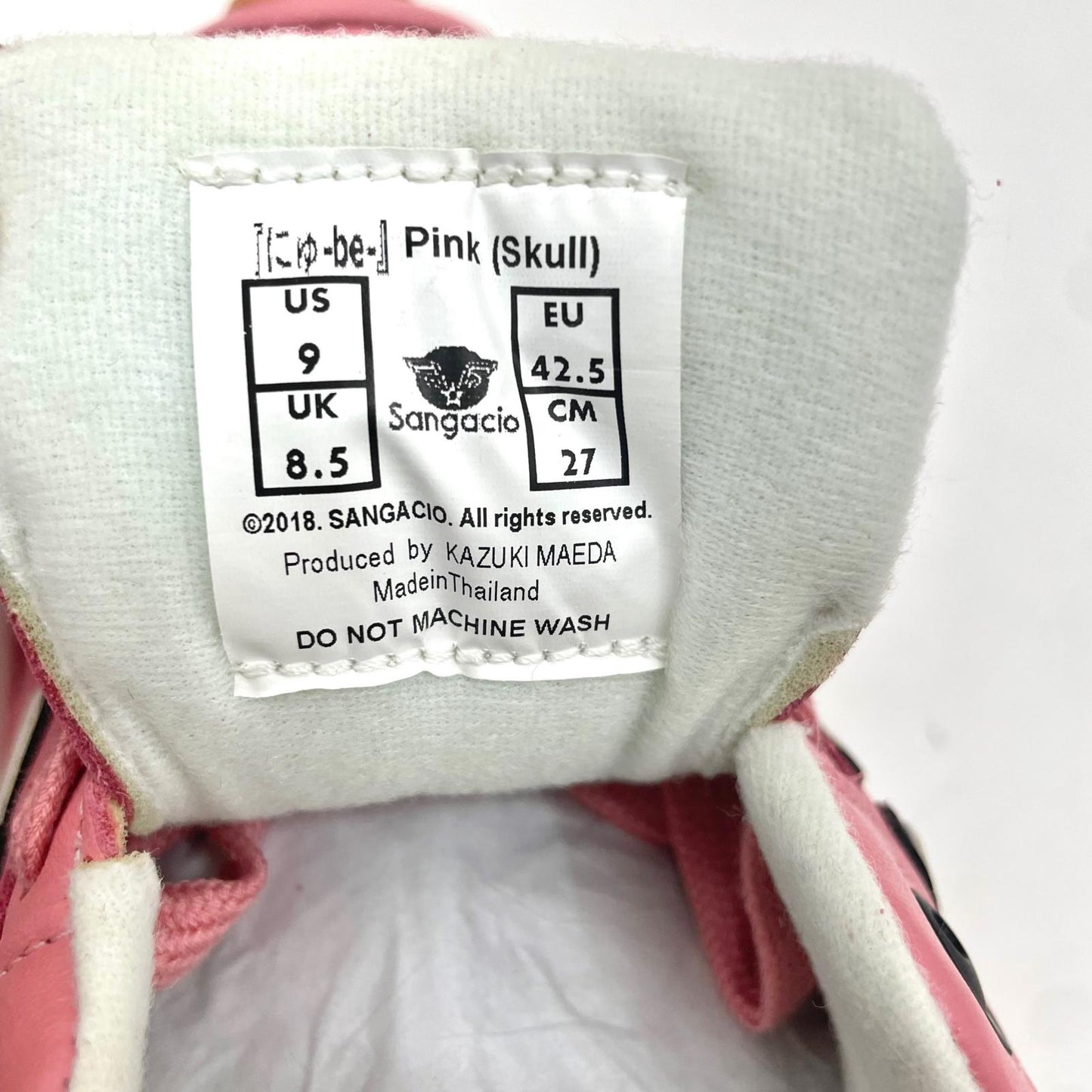 Sangacio | サンガッチョ Skull Pink スニーカー 27.0cm ピンク【尾張小牧店】