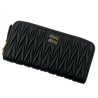 Miu Miu | ミュウ ミュウ 長財布 ブラック【尾張小牧店】