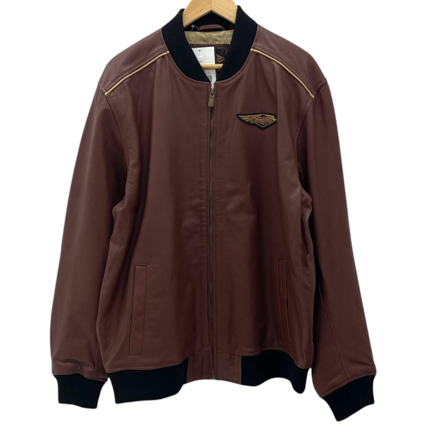 HARLEY-DAVIDSON | ハーレーダビットソン 120Th Anniversary Leather Jacket レザー 97035-23VM ブラウン サイズ：L【尾張小牧店】