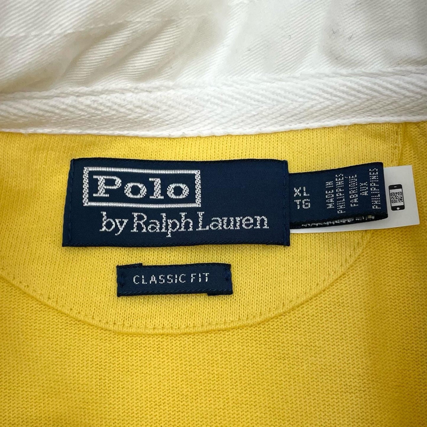 RALPH LAUREN | ラルフローレン THE FIE HORSE MEN RUGBY SHIRTS ポロシャツ イエロー サイズ：XL【尾張小牧店】